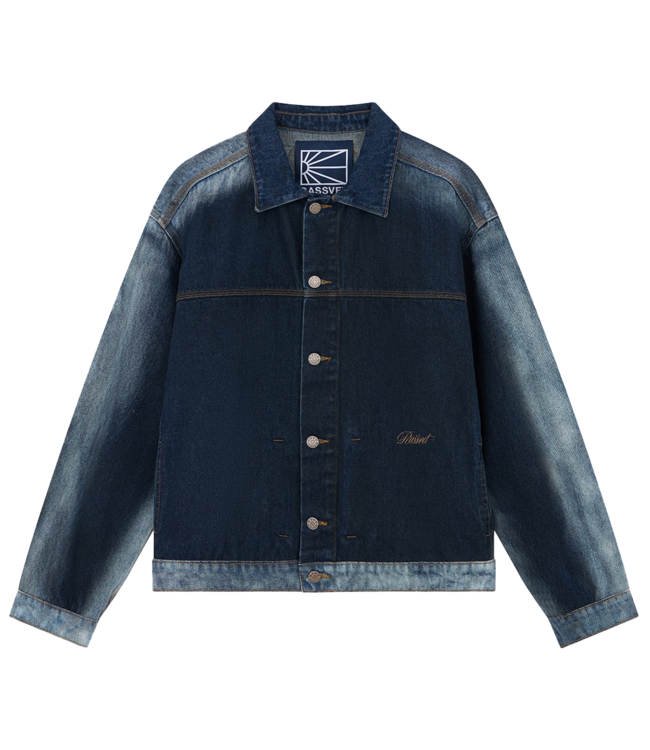 RASSVET Shadow Wash Denim Jacket Woven - Blue