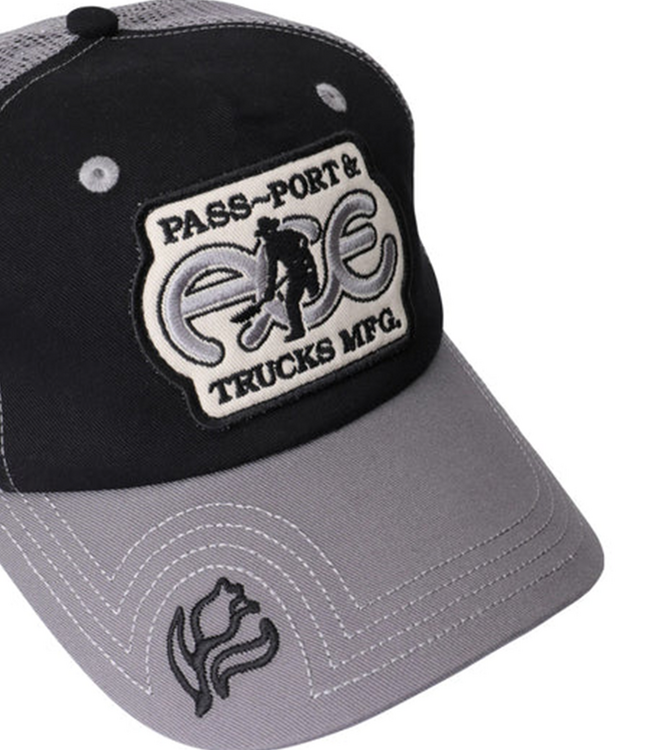 ACE TRUCKS Ace Packers Trucker Cap - Black/Steel