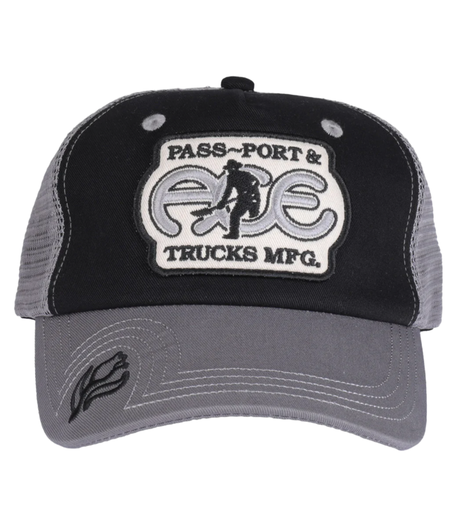ACE TRUCKS Ace Packers Trucker Cap - Black/Steel