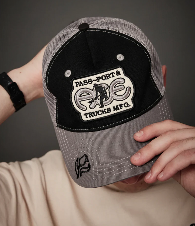 ACE TRUCKS Ace Packers Trucker Cap - Black/Steel