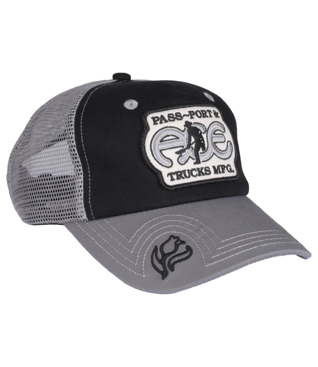 ACE TRUCKS Ace Packers Trucker Cap - Black/Steel
