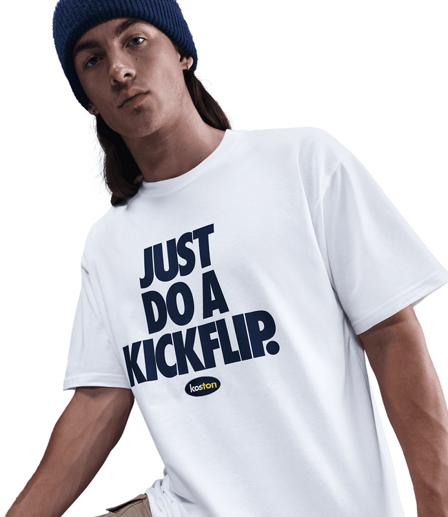 NIKE SB Koston Do A Kickflip Tee - White