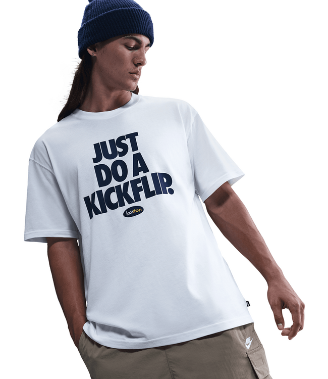 NIKE SB Koston Do A Kickflip Tee - White