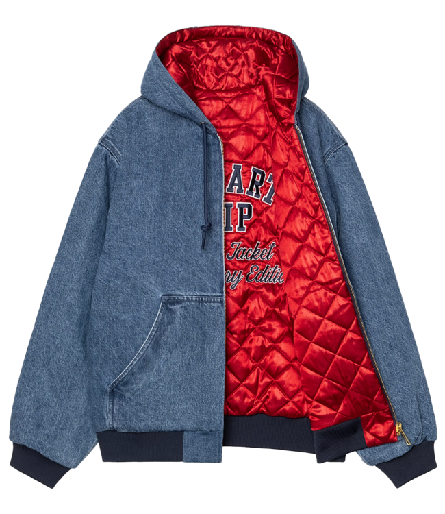 CARHARTT WIP OG Active Jacket 50th Anniversary Edition Denim - Blue / Red