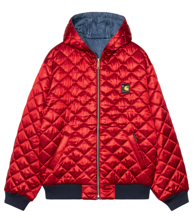 CARHARTT WIP OG Active Jacket 50th Anniversary Edition Denim - Blue / Red