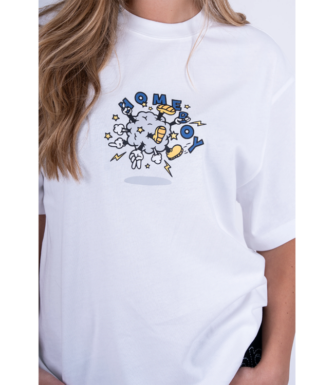 HOMEBOY Fight Cloud Tee - White