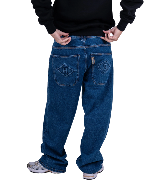 HOMEBOY X-Tra Baggy Diamond Denim - Washed Blue