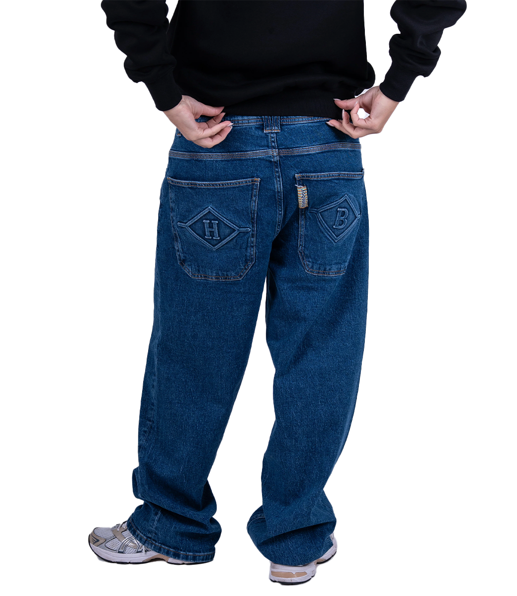 HOMEBOY X-Tra Baggy Diamond Denim - Washed Blue