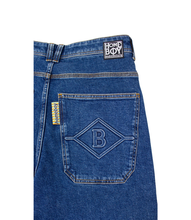 HOMEBOY X-Tra Baggy Diamond Denim - Washed Blue