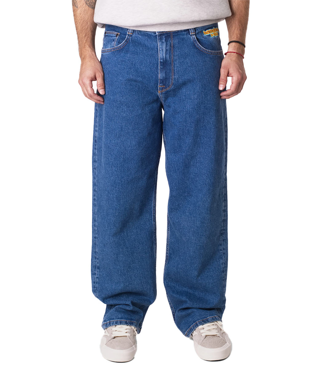 HOMEBOY X-Tra Loose Flex Denim - Washed Blue