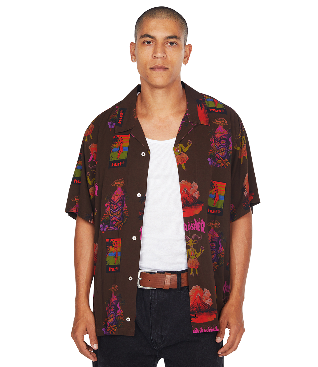 HUF Huf X Thrasher Hawaiian Shirt - Multi