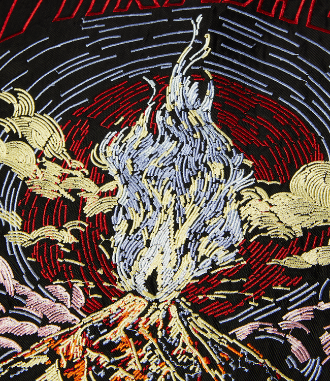 HUF Huf X Thrasher Trucker Jacket - Black