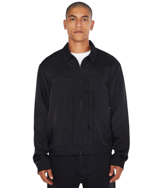 HUF Huf X Thrasher Trucker Jacket - Black