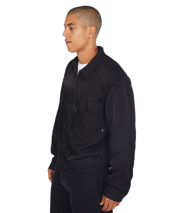 HUF Huf X Thrasher Trucker Jacket - Black