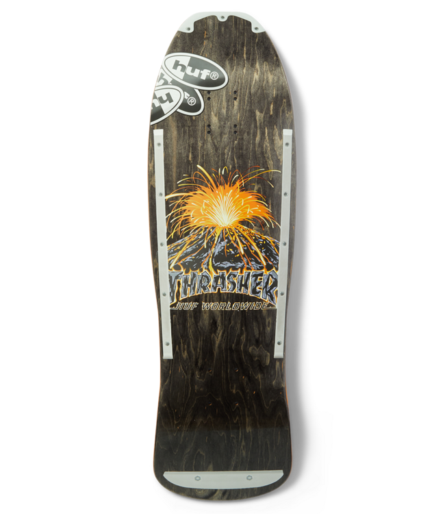 HUF Meltdown Cruiser Deck - Black