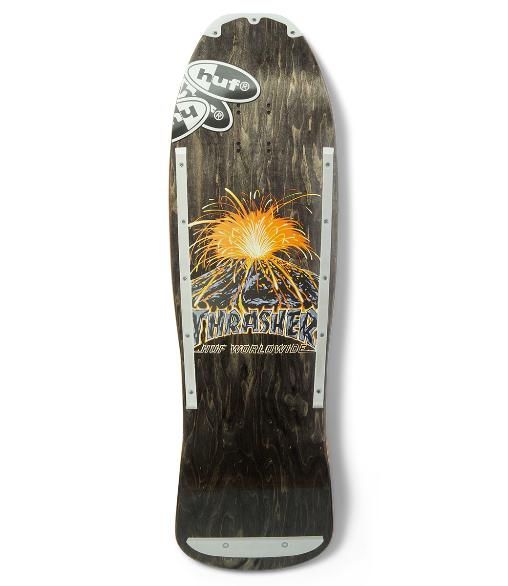 HUF Meltdown Cruiser Deck - Black