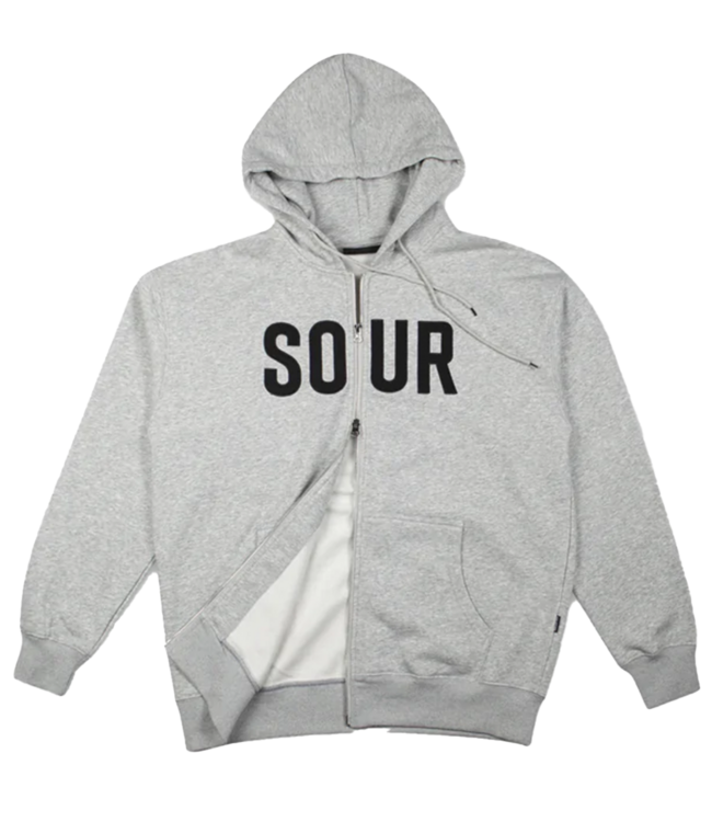 SOUR Sour Army Zip Hood - Grey