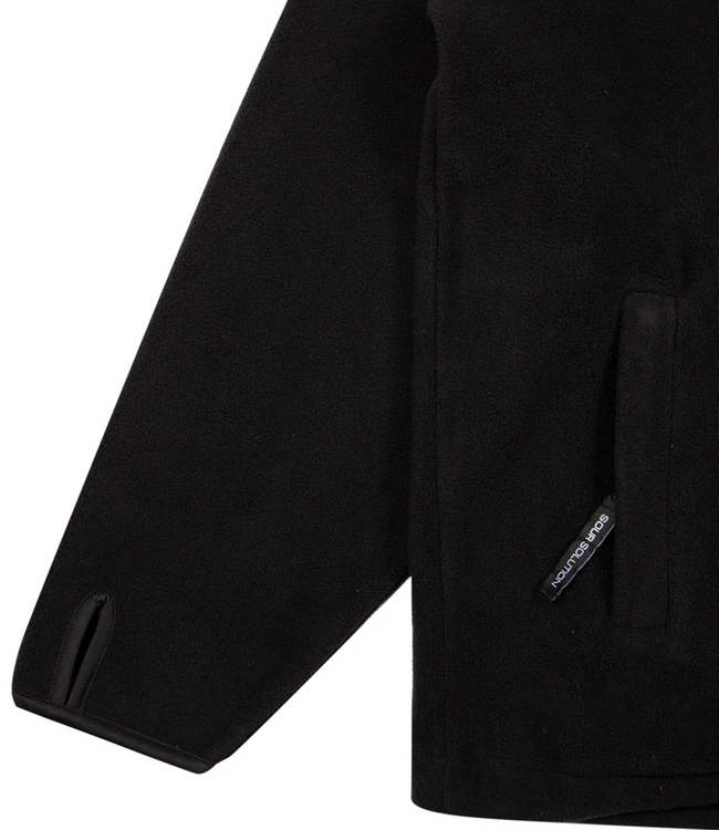 SOUR Sour Half Zip Micro Fleece - Black