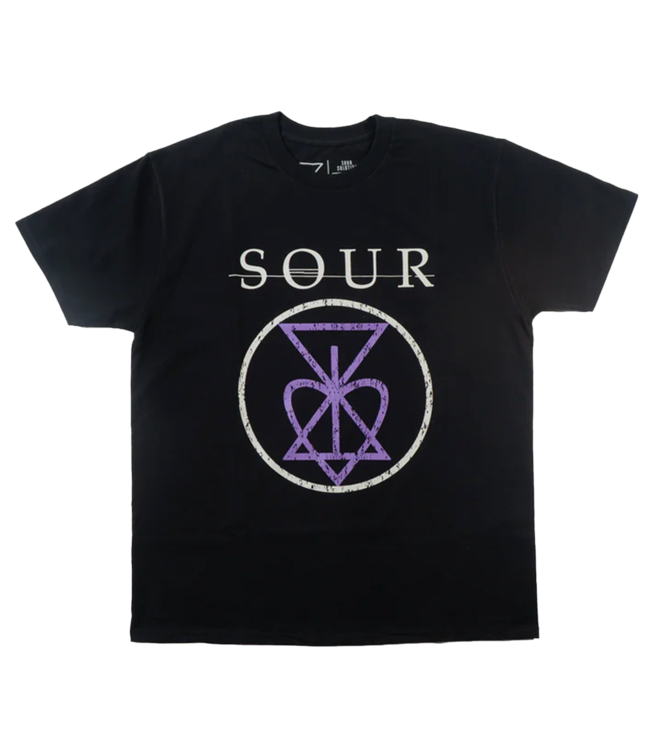 SOUR Sour Heart Tee - Black