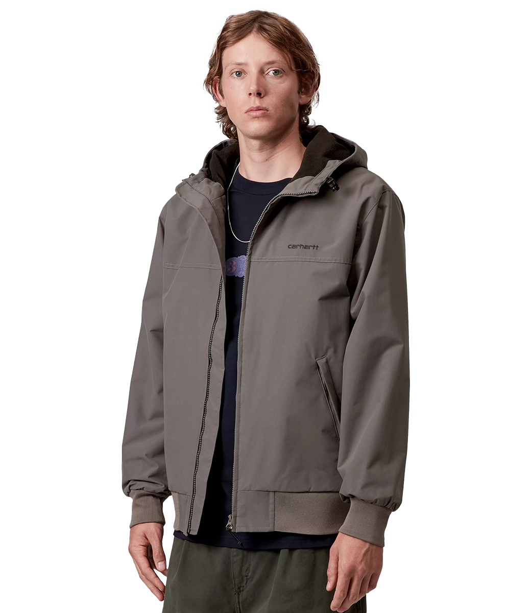 CARHARTT WIP Hooded Sail Jacket - Porphyry/Black