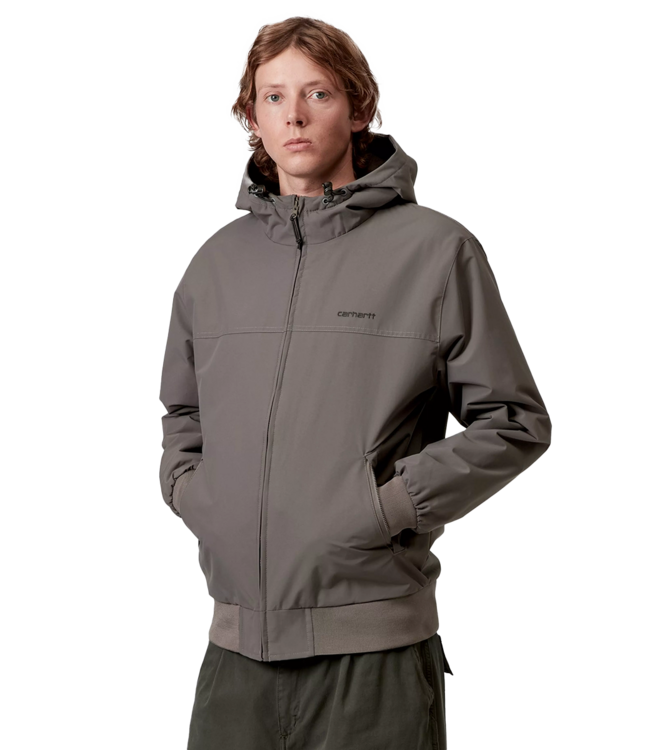 CARHARTT WIP Hooded Sail Jacket - Porphyry/Black