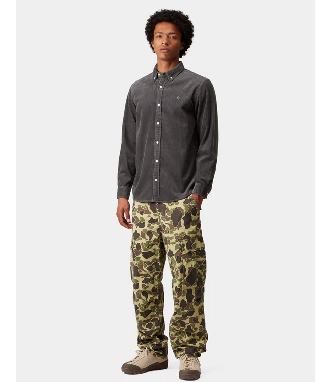 CARHARTT WIP L/S Madison Cord Shirt - Graphite/Graphite
