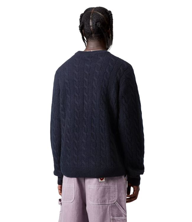 CARHARTT WIP Signature Sweater - Deep Night/Glassy Pink