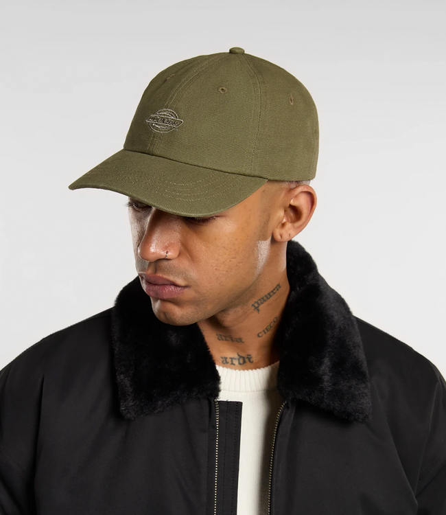 DICKIES Duck Canvas Dad Cap - Military Green