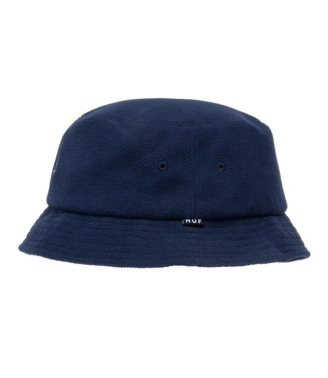 HUF Crown Polar Fleece Bucket Hat - Navy