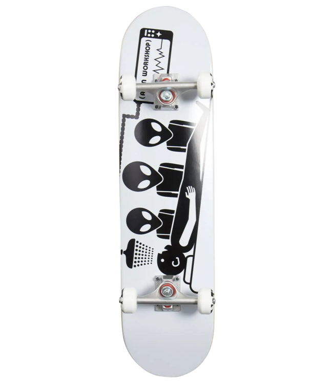 ALIEN WORKSHOP Abduction Complete White - 7.75