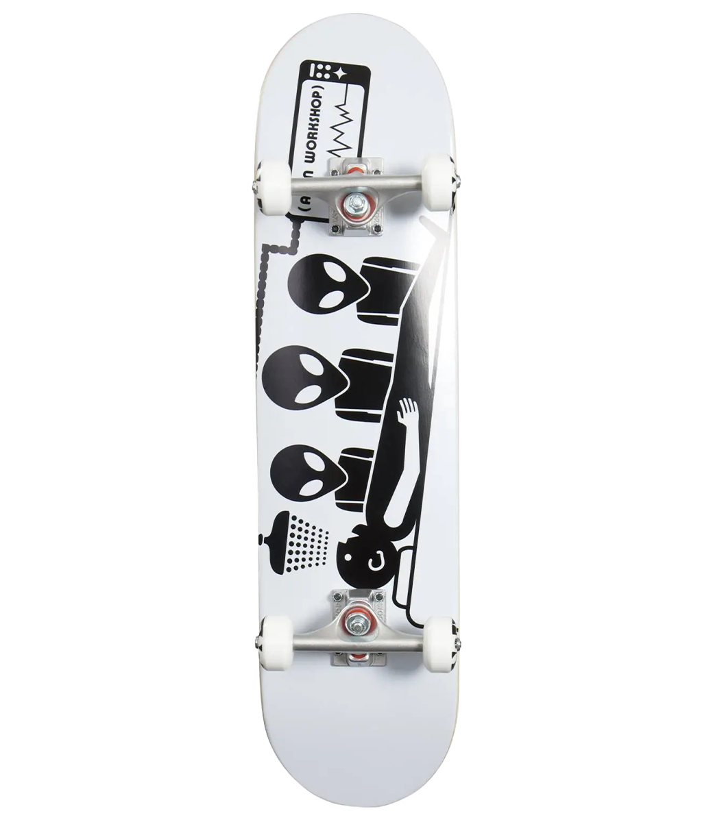 ALIEN WORKSHOP Abduction Complete White - 7.75