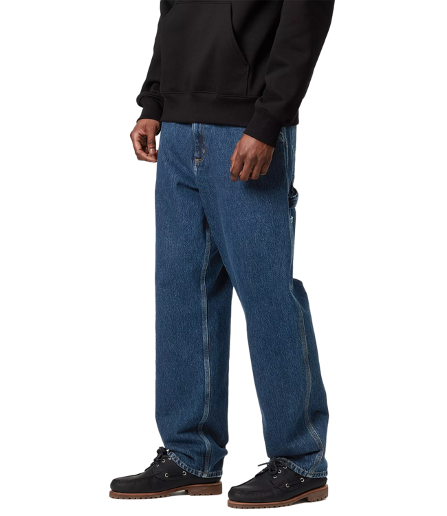 CARHARTT WIP Single Knee Pant - Blue/Stone Washed