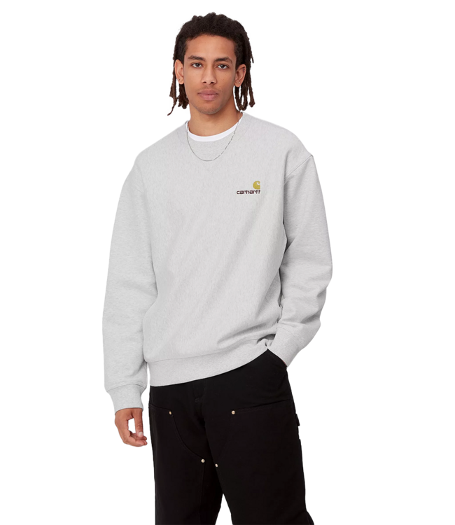 CARHARTT WIP American Script Sweater - Ash Heather