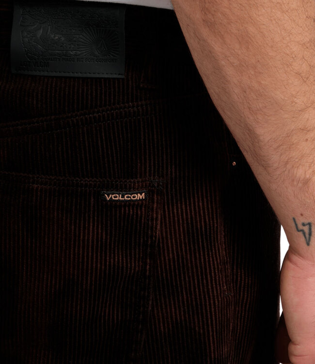 VOLCOM Billow Tapered Cord Pant - Bitter Chocolate