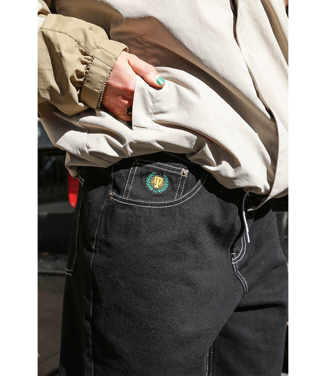 THEORIES Plaza Denim Short - Black