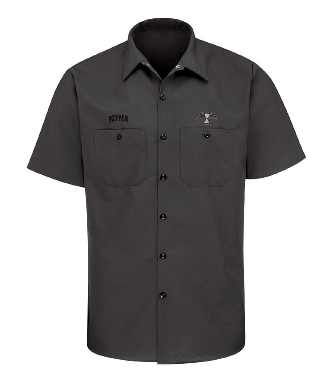 PEPPER Andrew Allen Workshirt - Charcoal