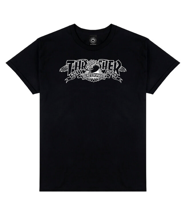 THRASHER Mag Banner T-Shirt - Black