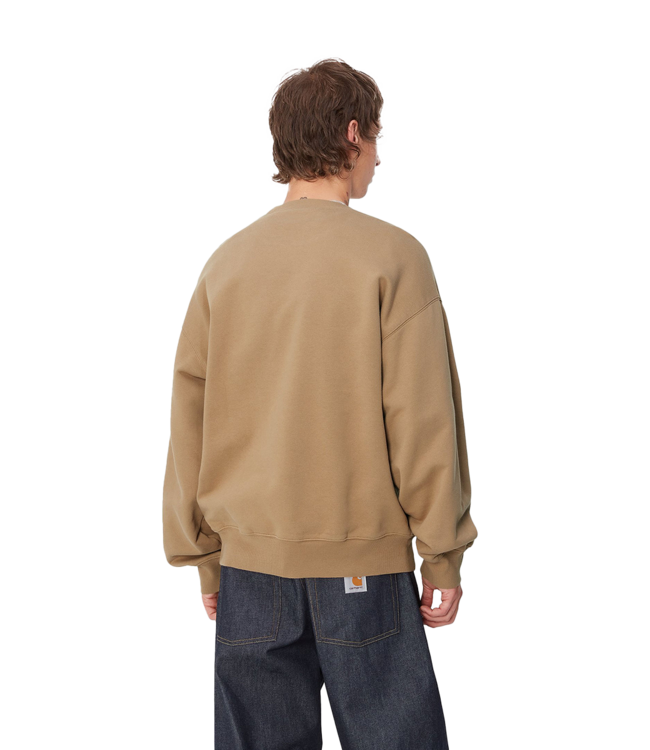 CARHARTT WIP Cross Screw Sweater - Peanut/White