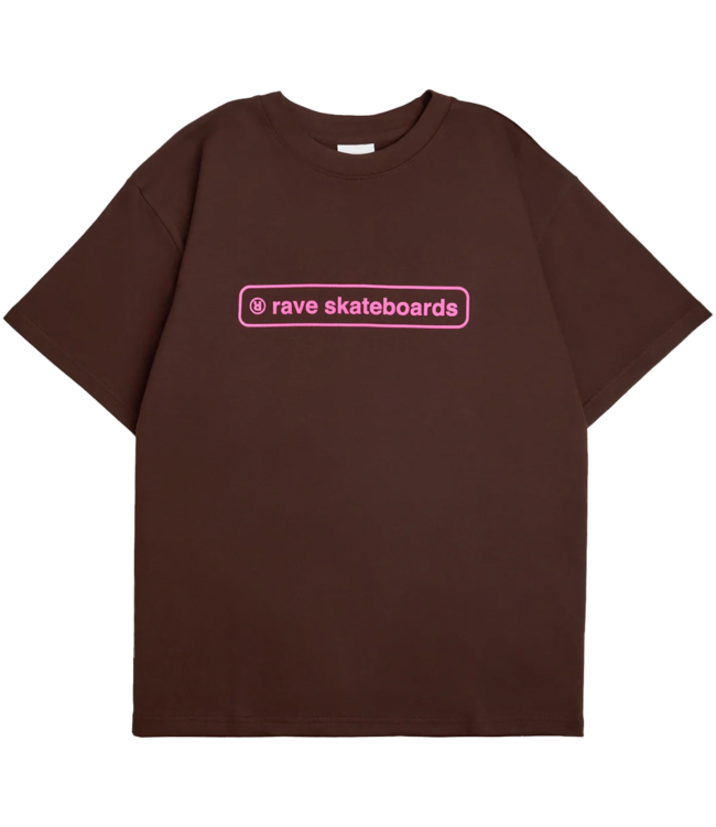 RAVE Core Logo T-Shirt - Brown
