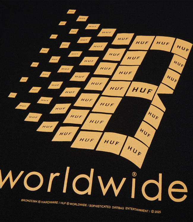 HUF Huf X Bronze Crewneck - Black