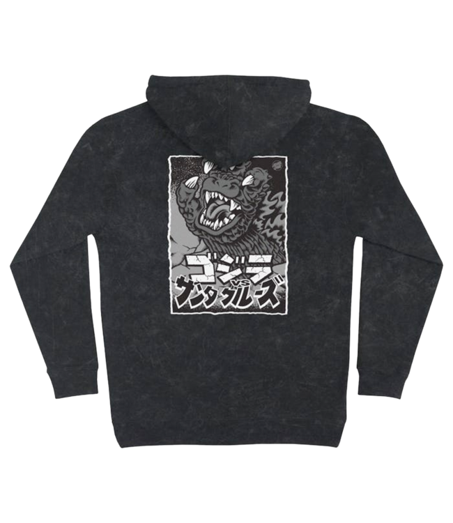 SANTA CRUZ Godzilla Hand Hoodie - Black