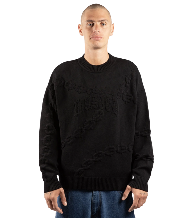 WASTED PARIS Chrome Sweater - Black