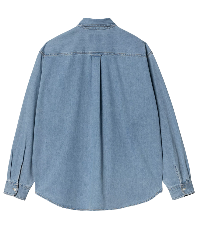 CARHARTT WIP S/S Lucas Shirt - Blue/Bleached
