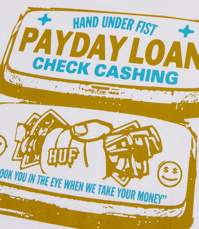 HUF Pay Day S/S Tee - White