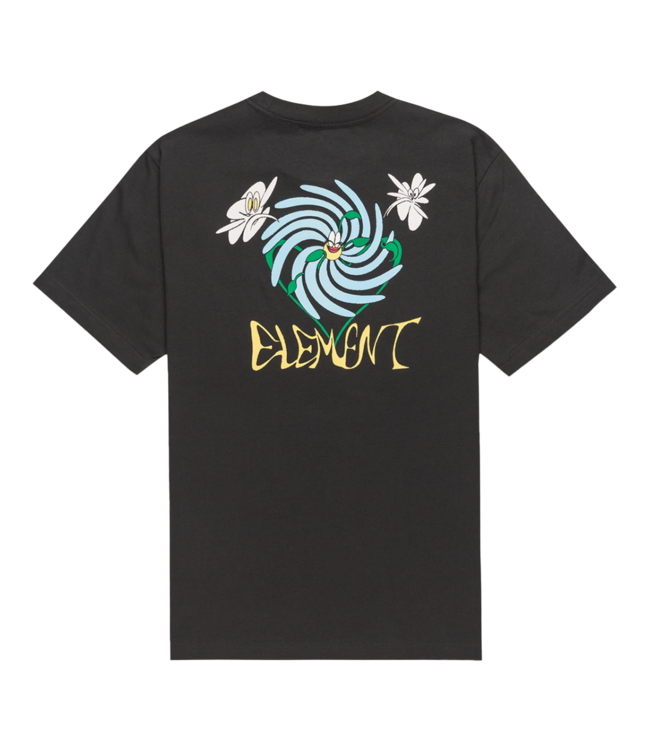 ELEMENT Smile Ss Tee - Off Black