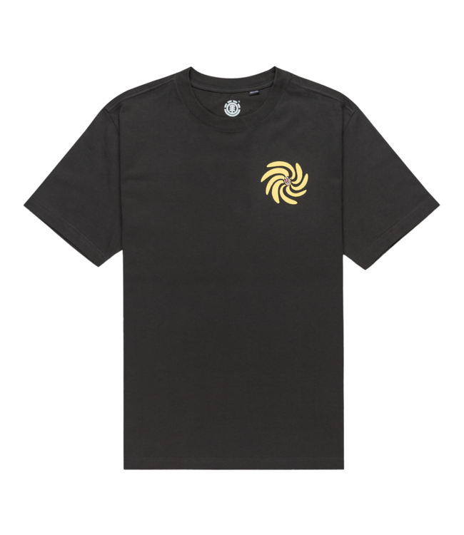 ELEMENT Smile Ss Tee - Off Black