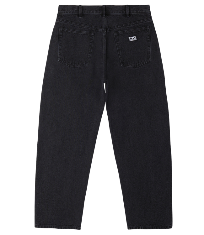 OBEY Bigwig Baggy Denim - Faded Black