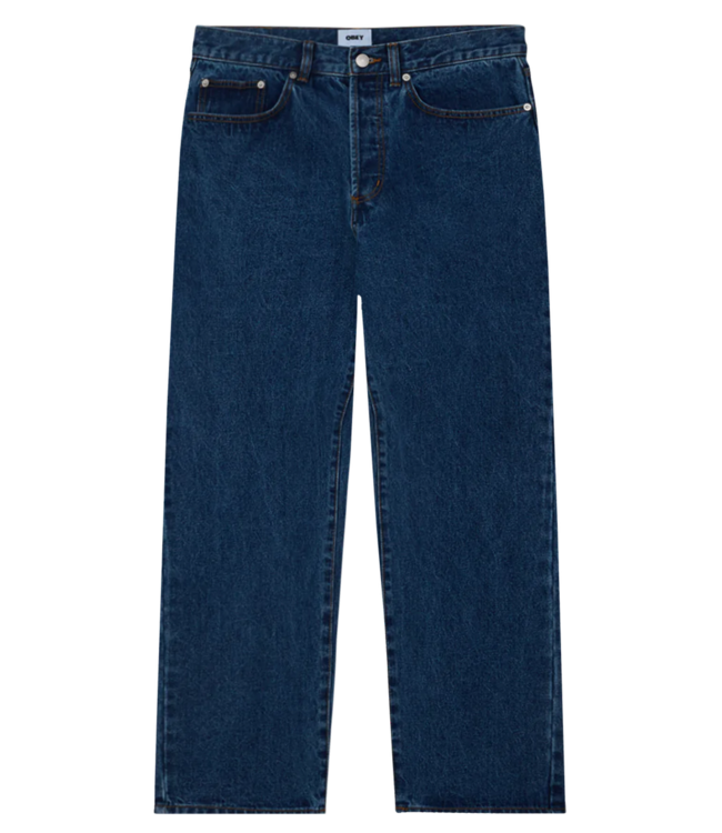OBEY Classic Baggy Denim - Stone Wash Indigo