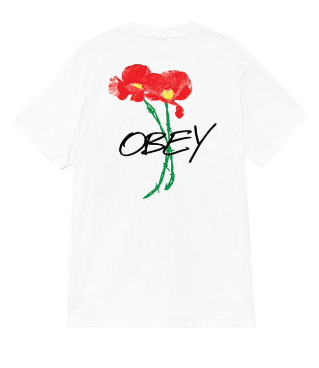 OBEY Obey Poppies - White