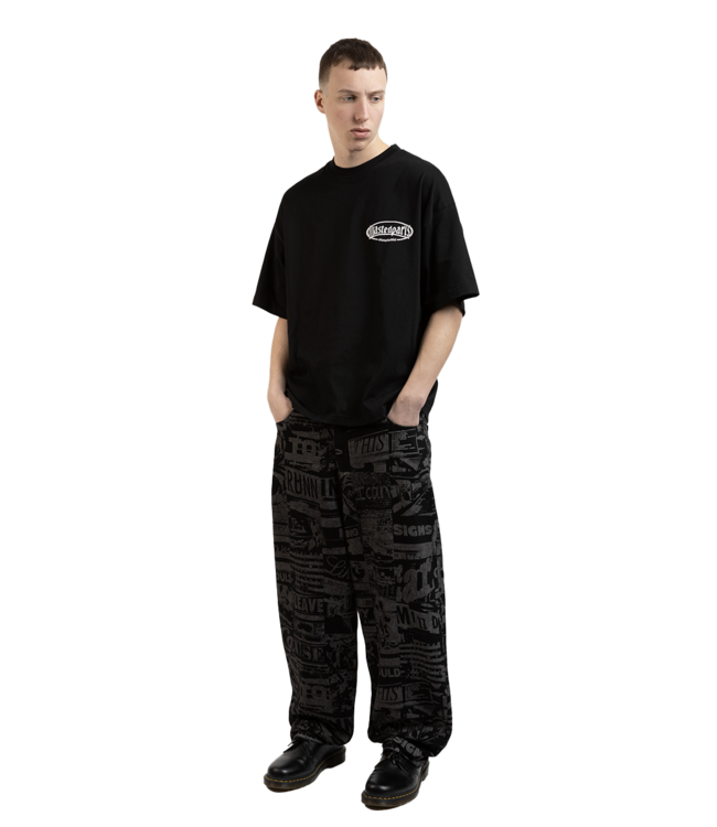 WASTED PARIS Yard Boxy T-Shirt - Black